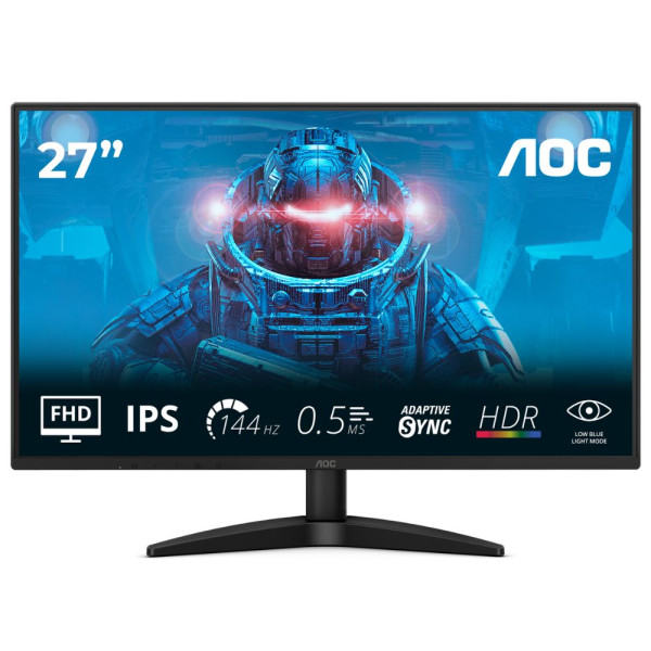 AOC 27B36X 27" IPS 144Hz 0.5ms Moniteurs Gamer AOC, Ultra Pc Gamer Maroc
