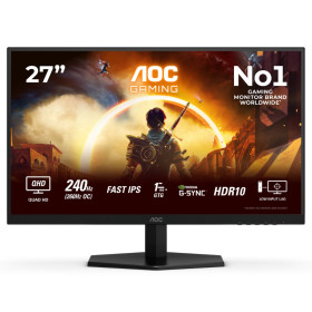 AOC Q27G42ZE 27" 240Hz (260Hz OC) 0.3ms Fast IPS 2k Moniteurs Gamer AOC, Ultra Pc Gamer Maroc