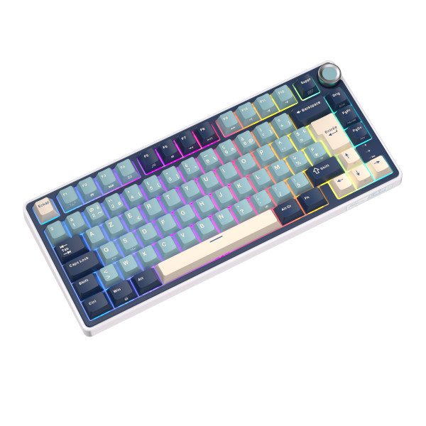 Royal Kludge R75 Forest Blue - K Silver Switch (FR Azerty) Claviers Royal Kludge, Ultra Pc Gamer Maroc