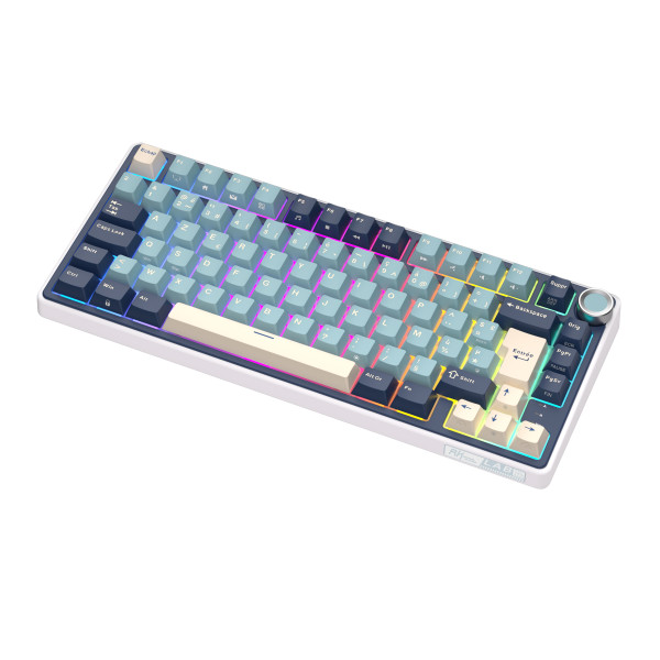Royal Kludge R75 Forest Blue - K Silver Switch (FR Azerty) Claviers Royal Kludge, Ultra Pc Gamer Maroc