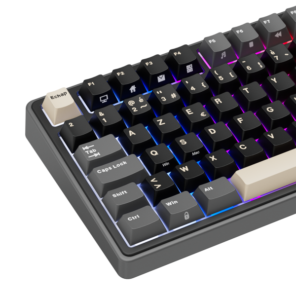 Royal Kludge R75 Phantom - K Silver Switch (FR Azerty) Claviers Royal Kludge, Ultra Pc Gamer Maroc