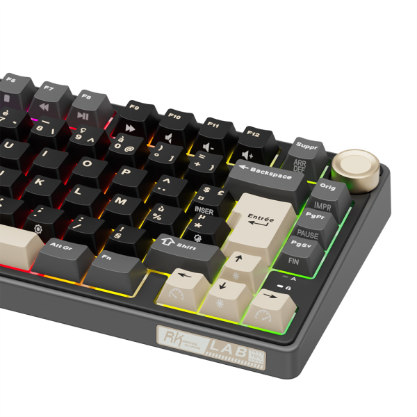 Royal Kludge R75 Phantom - K Silver Switch (FR Azerty) Claviers Royal Kludge, Ultra Pc Gamer Maroc