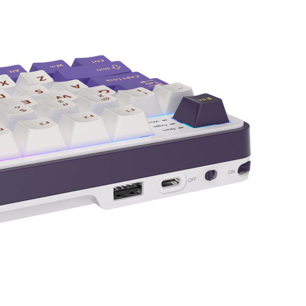 Royal Kludge RK-S98 Blackberry Mousse - Cream Switch (FR Azerty) Claviers Royal Kludge, Ultra Pc Gamer Maroc