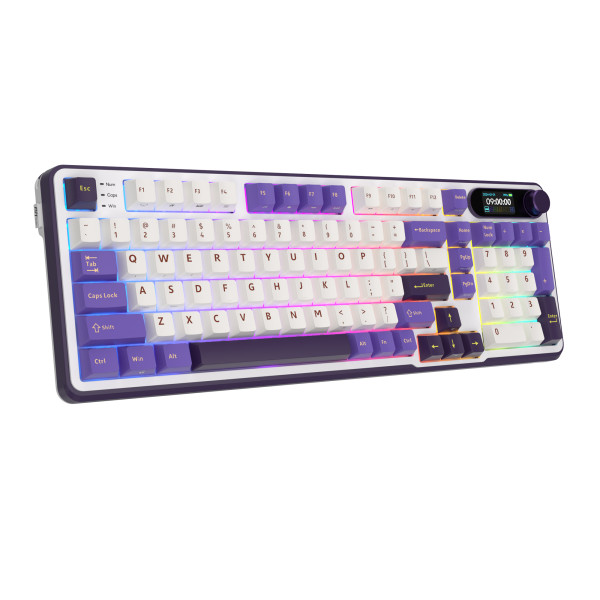 Royal Kludge RK-S98 Blackberry Mousse - Cream Switch (FR Azerty) Claviers Royal Kludge, Ultra Pc Gamer Maroc