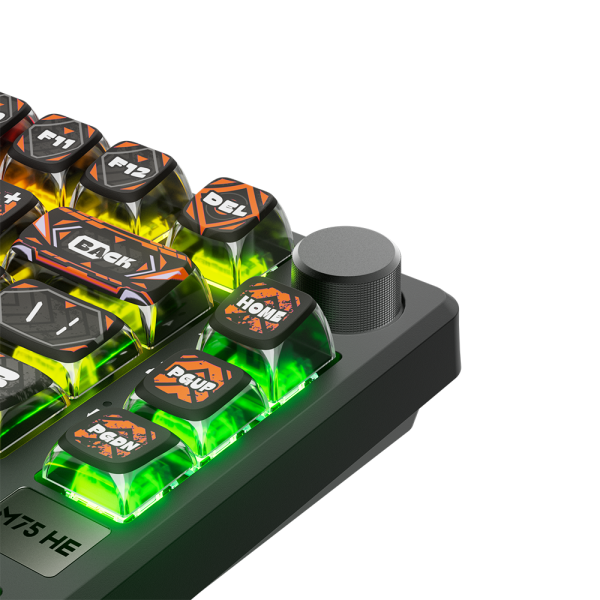Royal Kludge RKM75 HE Hephaestus - Mint Switch (UK Qwerty) Claviers Royal Kludge, Ultra Pc Gamer Maroc