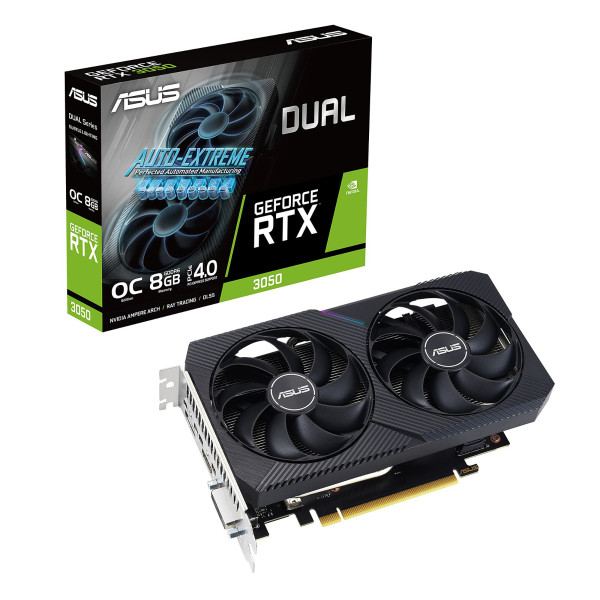 ASUS DUAL GeForce RTX 3050 8GB V2 OC GDDR6 NVIDIA ASUS, Ultra Pc Gamer Maroc