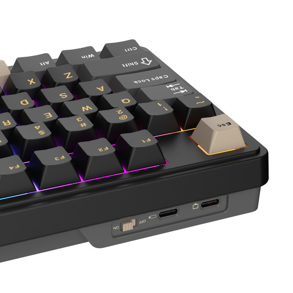 Royal Kludge RK N99 Phantom - Cream Switch (US Qwerty) Claviers Royal Kludge, Ultra Pc Gamer Maroc