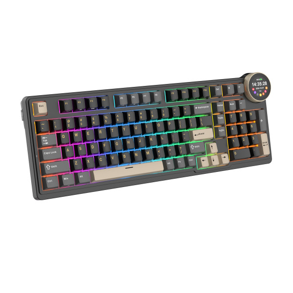Royal Kludge RK N99 Phantom - Violet Switch (US Qwerty) Claviers Royal Kludge, Ultra Pc Gamer Maroc