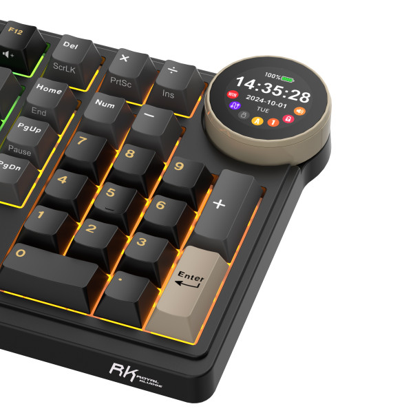 Royal Kludge RK N99 Phantom - Violet Switch (US Qwerty) Claviers Royal Kludge, Ultra Pc Gamer Maroc