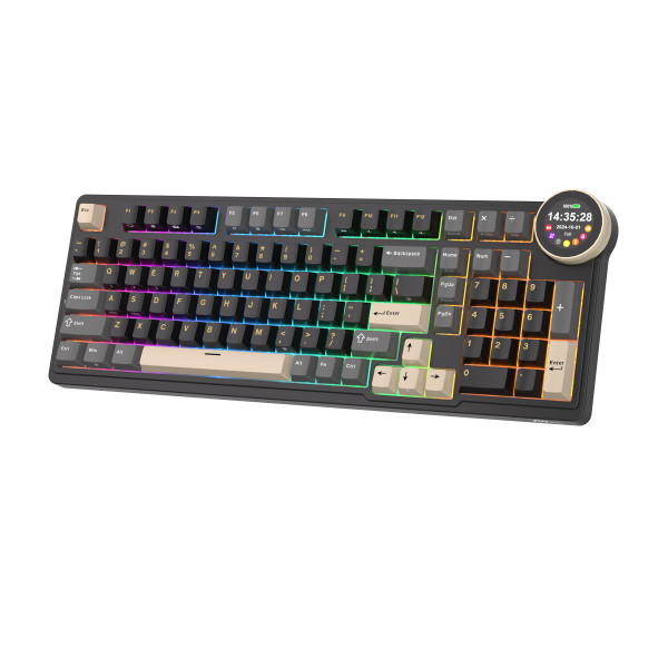Royal Kludge RK N99 Phantom - Violet Switch (US Qwerty) Claviers Royal Kludge, Ultra Pc Gamer Maroc