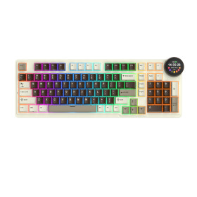 Royal Kludge RK N99 Mocha Grey - Beige Switch (US Qwerty) Claviers Royal Kludge, Ultra Pc Gamer Maroc