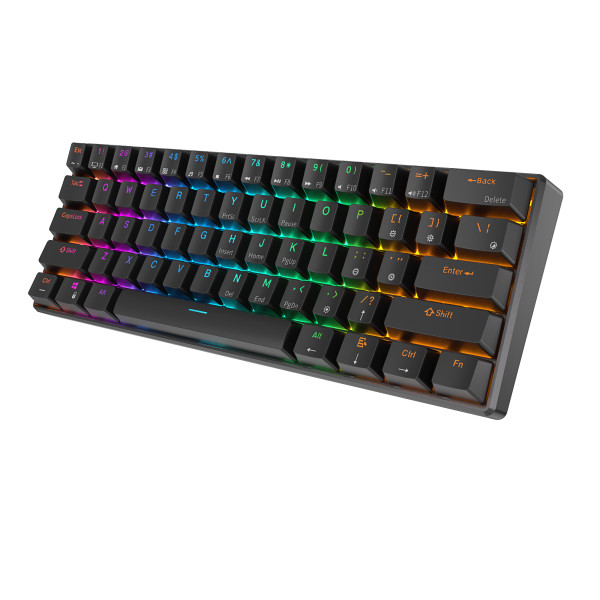 Royal Kludge RK61 Black - Blue Switch (US Qwerty) Claviers Royal Kludge, Ultra Pc Gamer Maroc