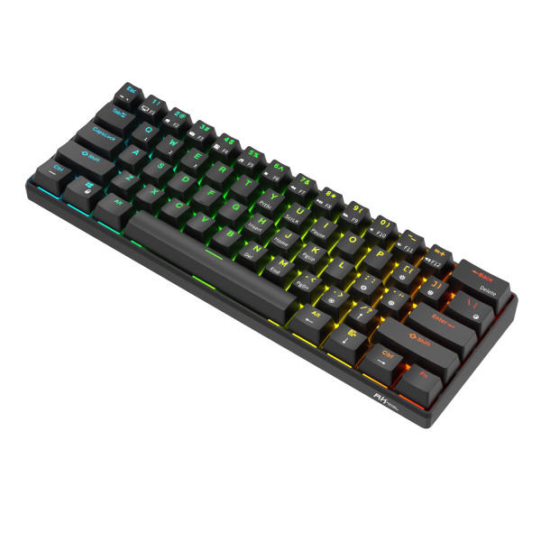 Royal Kludge RK61 Black - Red Switch (US Qwerty) Claviers Royal Kludge, Ultra Pc Gamer Maroc