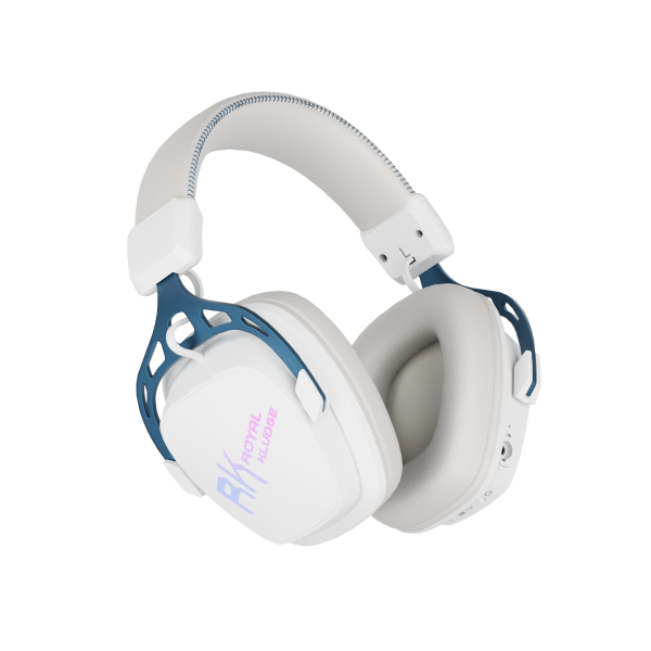 Royal Kludge RK HG103 (Cyborg White) Casques Royal Kludge, Ultra Pc Gamer Maroc