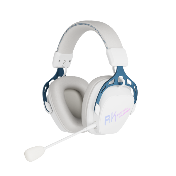 Royal Kludge RK HG103 (Cyborg White) Casques Royal Kludge, Ultra Pc Gamer Maroc
