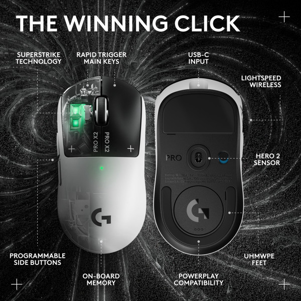 Logitech G Pro X2 Superstrike Souris Logitech, Ultra Pc Gamer Maroc