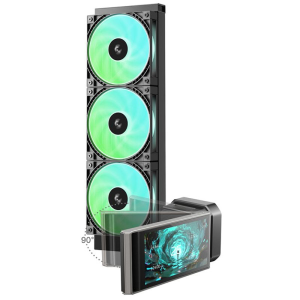 DeepCool LT360 VISION ARGB Black Kits Watercooling DeepCool, Ultra Pc Gamer Maroc