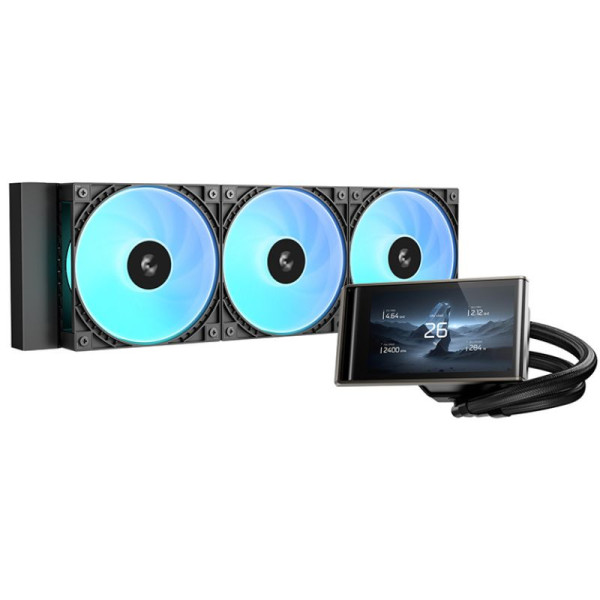 DeepCool LT360 VISION ARGB Black Kits Watercooling DeepCool, Ultra Pc Gamer Maroc