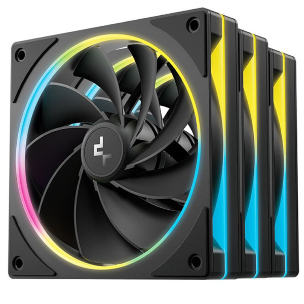 DeepCool FL12R SE 3IN1 Black Ventilateurs boîtier DeepCool, Ultra Pc Gamer Maroc