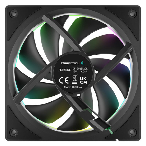 DeepCool FL12R SE 3IN1 Black Ventilateurs boîtier DeepCool, Ultra Pc Gamer Maroc