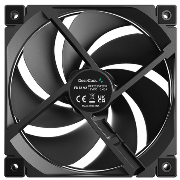 DeepCool FD12 V2 Black Ventilateurs boîtier DeepCool, Ultra Pc Gamer Maroc