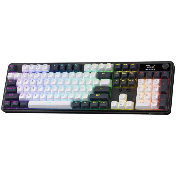 Redragon K761 WYVERN LCD PRO Wireless Mechanical Keyboard (Abyssal Blue) Claviers Redragon, Ultra Pc Gamer Maroc