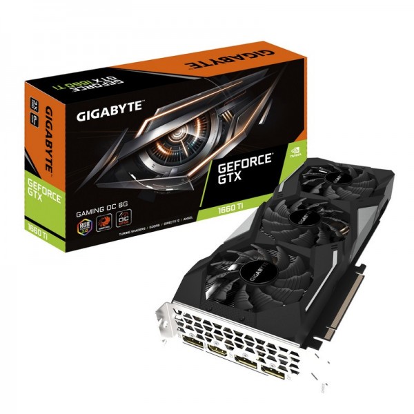Gigabyte GeForce GTX 1660 Ti Gaming OC 6GB GDDR6 Cartes graphiques Gigabyte, Ultra Pc Gamer Maroc