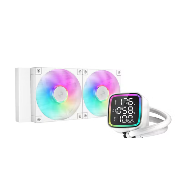 DeepCool LD240 (White) Kits Watercooling DeepCool, Ultra Pc Gamer Maroc