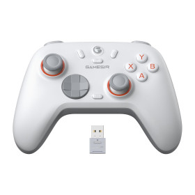 GameSir Nova 2 Lite 2.4G Wireless Controller (White) Périphériques de jeu GameSir, Ultra Pc Gamer Maroc