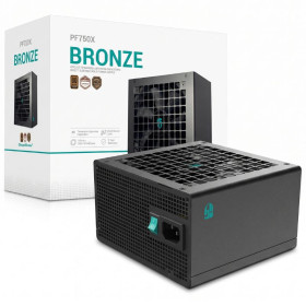 DeepCool PF750X 80PLUS BRONZE 750W Black Entre 700 W et 799 W GamerStorm by DeepCool, Ultra Pc Gamer Maroc