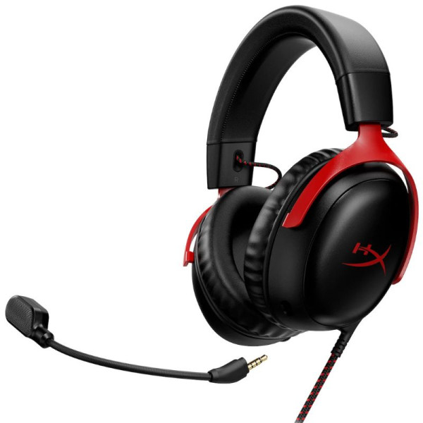 HyperX Cloud III Black-Red Casques HyperX, Ultra Pc Gamer Maroc
