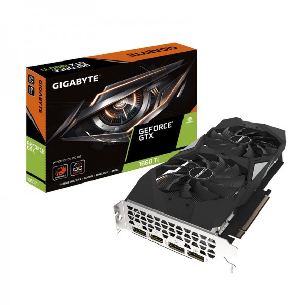 Gigabyte GeForce GTX 1660 Ti WindForce OC 6GB GDDR6 Cartes graphiques Gigabyte, Ultra Pc Gamer Maroc