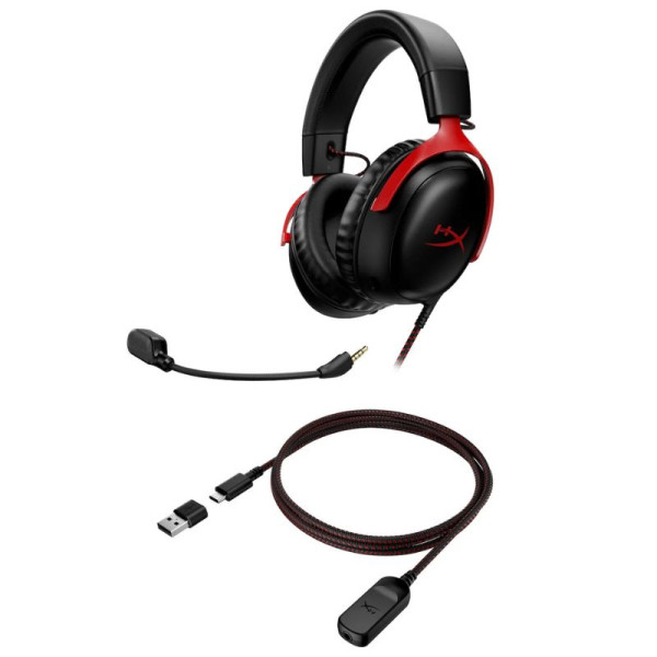 HyperX Cloud III Black-Red Casques HyperX, Ultra Pc Gamer Maroc