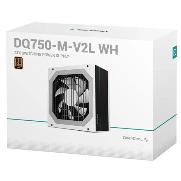 DeepCool DQ750-M-V2L 80PLUS GOLD 750W White Entre 700 W et 799 W DeepCool, Ultra Pc Gamer Maroc