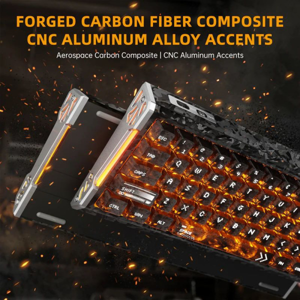 ATTACK SHARK R68 HE Rapid Trigger Keyboard Magnetic Switch (Ink Shade) Claviers ATTACK SHARK, Ultra Pc Gamer Maroc