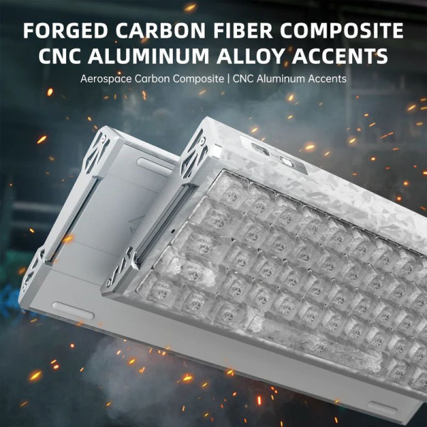ATTACK SHARK R68 HE Rapid Trigger Keyboard Magnetic Switch (Ice Ninja) Claviers ATTACK SHARK, Ultra Pc Gamer Maroc