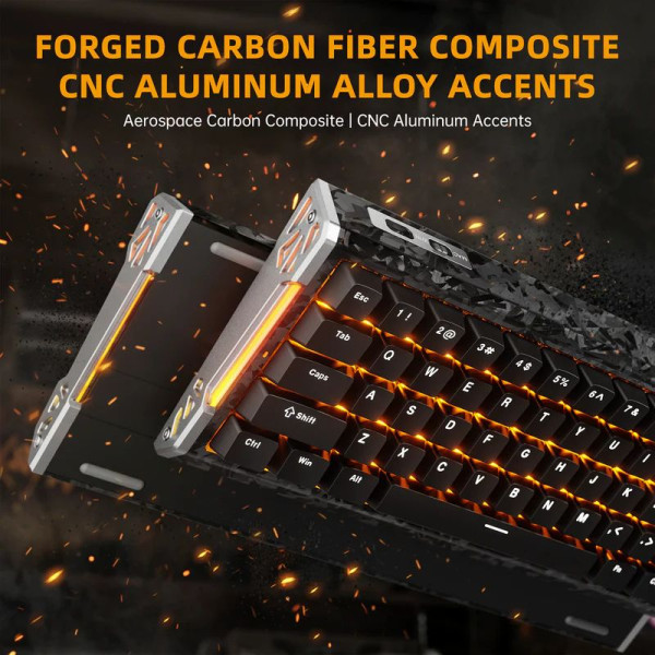 ATTACK SHARK R68 HE Rapid Trigger Keyboard Magnetic Switch ( Black) Claviers ATTACK SHARK, Ultra Pc Gamer Maroc