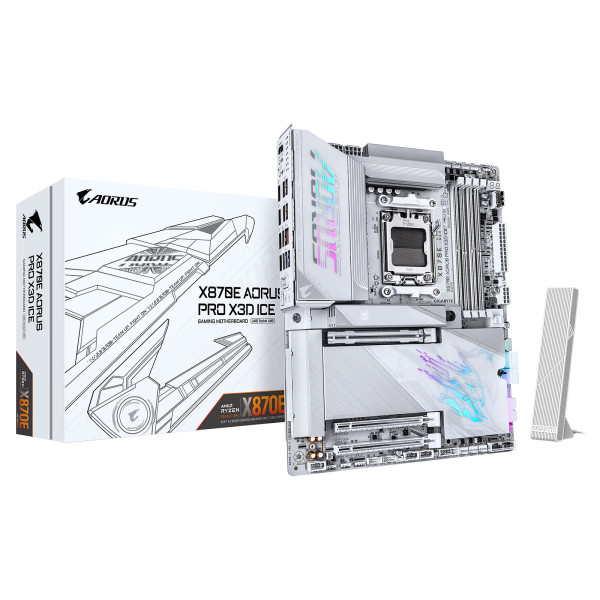 Gigabyte X870E AORUS PRO X3D ICE Socket AM5 Gigabyte, Ultra Pc Gamer Maroc