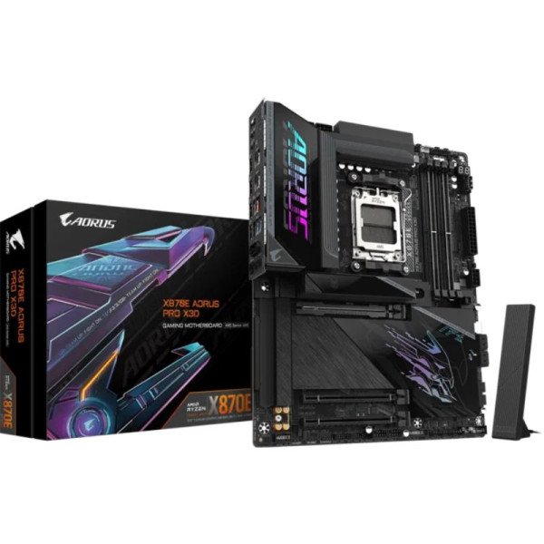 Gigabyte X870E AORUS PRO X3D Socket AM5 Gigabyte, Ultra Pc Gamer Maroc