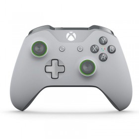 Microsoft Xbox One Wireless Controller Gris et Vert Périphériques de jeu Microsoft, Ultra Pc Gamer Maroc