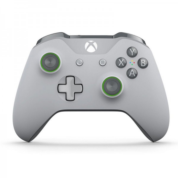 Microsoft Xbox One Wireless Controller Gris et Vert Périphériques de jeu Microsoft, Ultra Pc Gamer Maroc