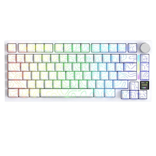 ATTACK SHARK X820 Ultra Shark Switch (White Contours) Claviers ATTACK SHARK, Ultra Pc Gamer Maroc