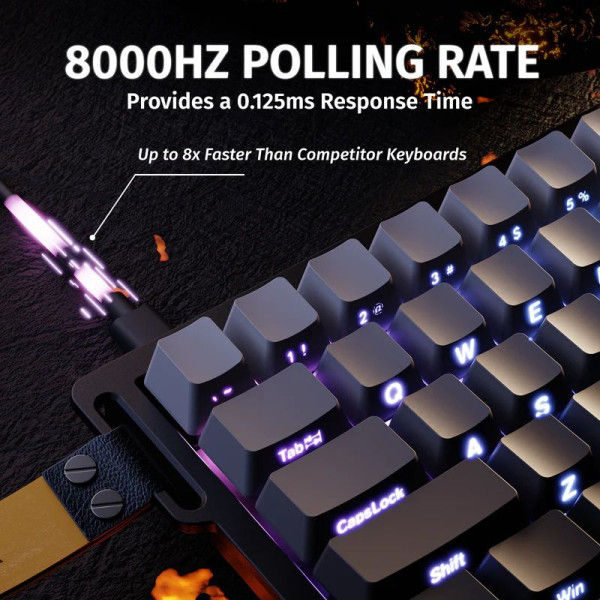 ATTACK SHARK X68 HE Magnetic Switch (Moonlit Night) Claviers ATTACK SHARK, Ultra Pc Gamer Maroc
