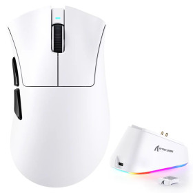 Attack shark V3 Pro (White) Souris ATTACK SHARK, Ultra Pc Gamer Maroc