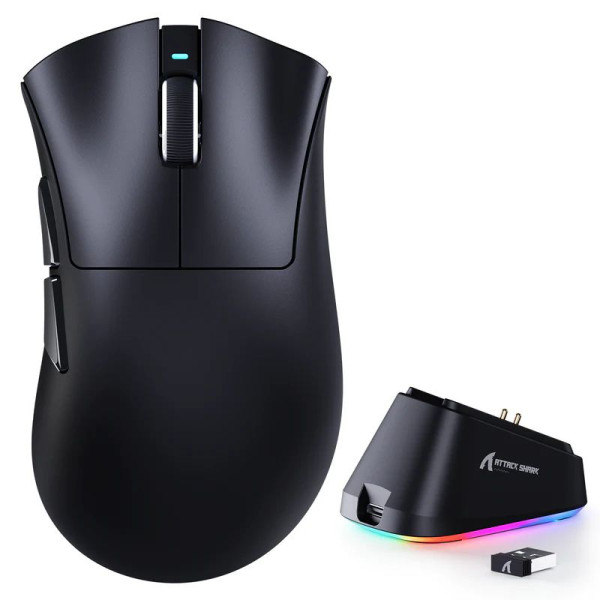 Attack shark V3 Pro (Black) Souris ATTACK SHARK, Ultra Pc Gamer Maroc