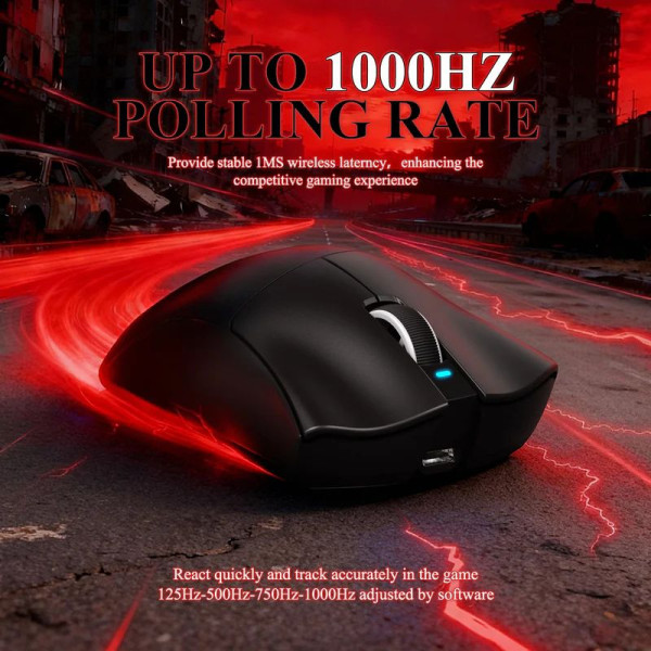 Attack shark V3 Pro (Black) Souris ATTACK SHARK, Ultra Pc Gamer Maroc