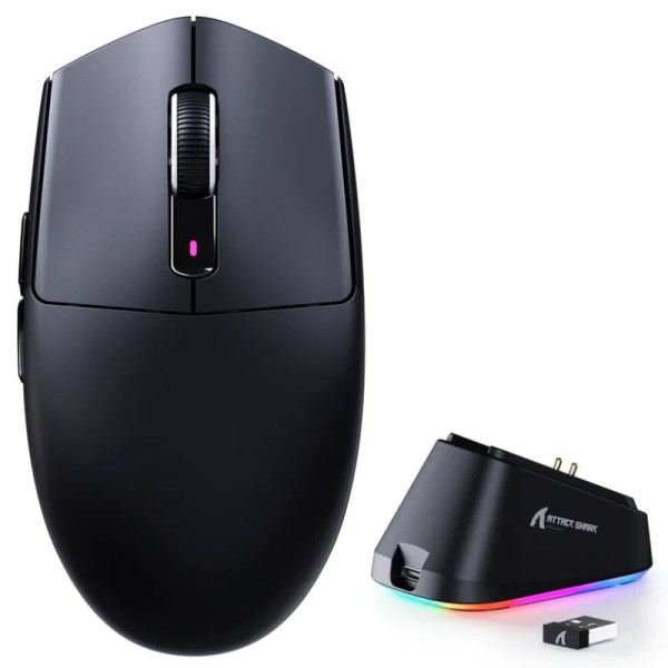 ATTACK SHARK G3 PRO (Black) Souris ATTACK SHARK, Ultra Pc Gamer Maroc