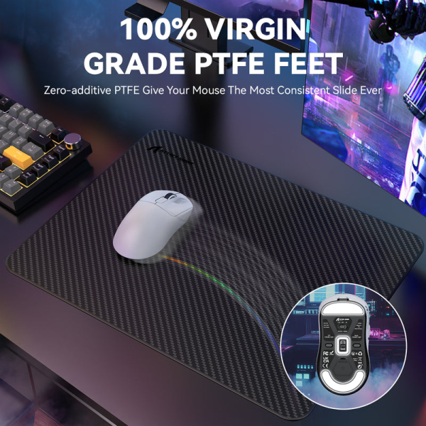 ATTACK SHARK X3 Max (White) Souris ATTACK SHARK, Ultra Pc Gamer Maroc