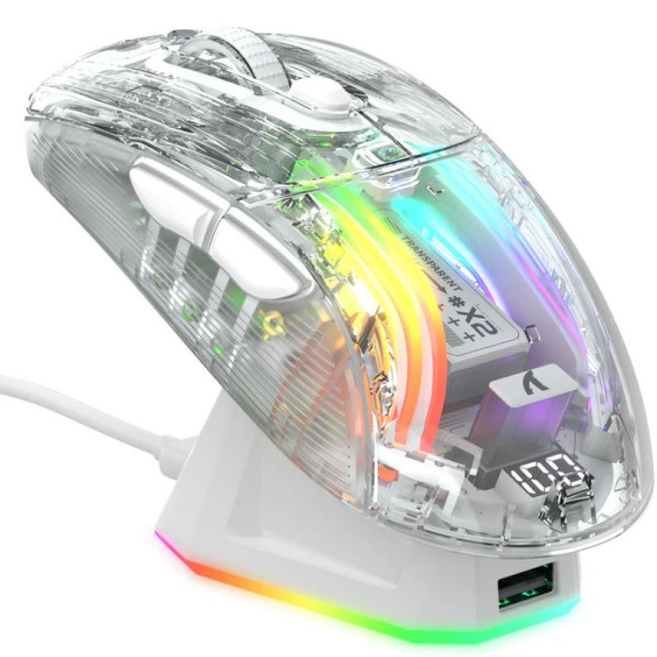ATTACK SHARK X2 Pro (White) Souris ATTACK SHARK, Ultra Pc Gamer Maroc