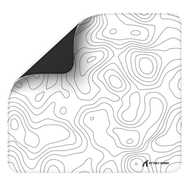 ATTACK SHARK CM02 Gaming Mouse Pad (White) Tapis de souris ATTACK SHARK, Ultra Pc Gamer Maroc